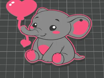 Elephant Hanger for Backpack