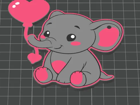Elephant Hanger for Backpack
