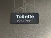 Toilette sign sample 