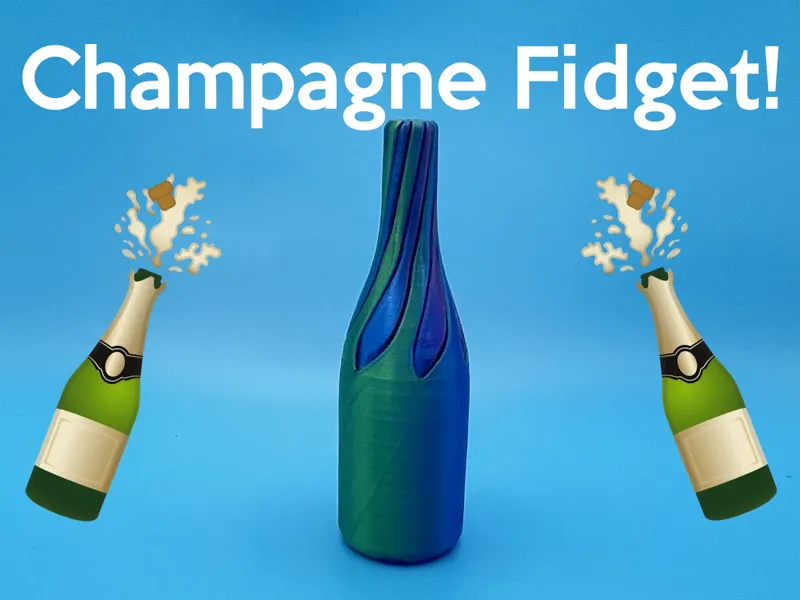 Champagne Fidget Spiral!