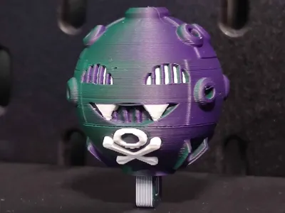 Future Paradox Koffing KeyChain