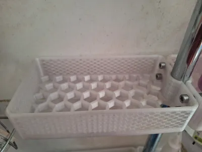 Shelf variations for shower rods