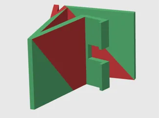 Phone Stand Red and Green (Requires tree support)