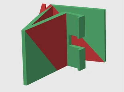 Phone Stand Red and Green (Requires tree support)