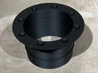 Dust Collector Magnetic Coupler to 4" Hose Adapter