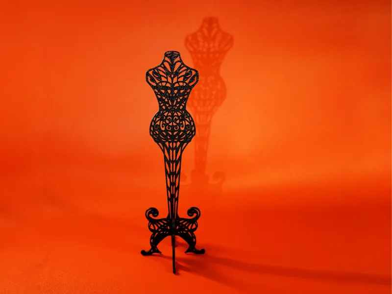 Gothic Pattern Doll Dress Mannequin stand reupload