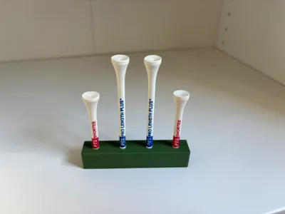 Minimalistic Golf Tee Display Stand