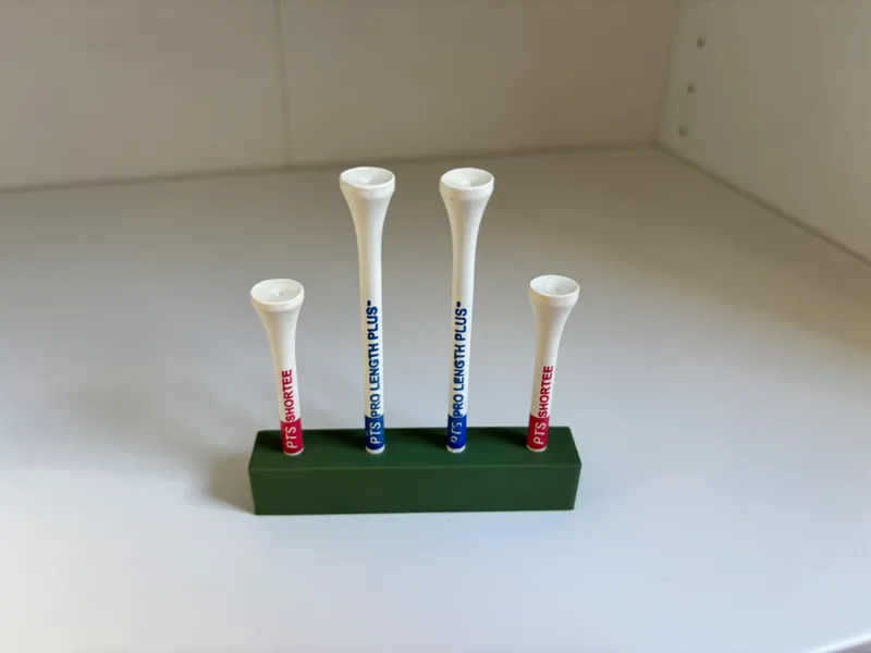 Minimalistic Golf Tee Display Stand