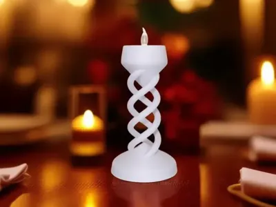 Candlestick for LED tea light
