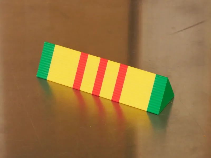 Vietnam Service Ribbon Desk Ornament