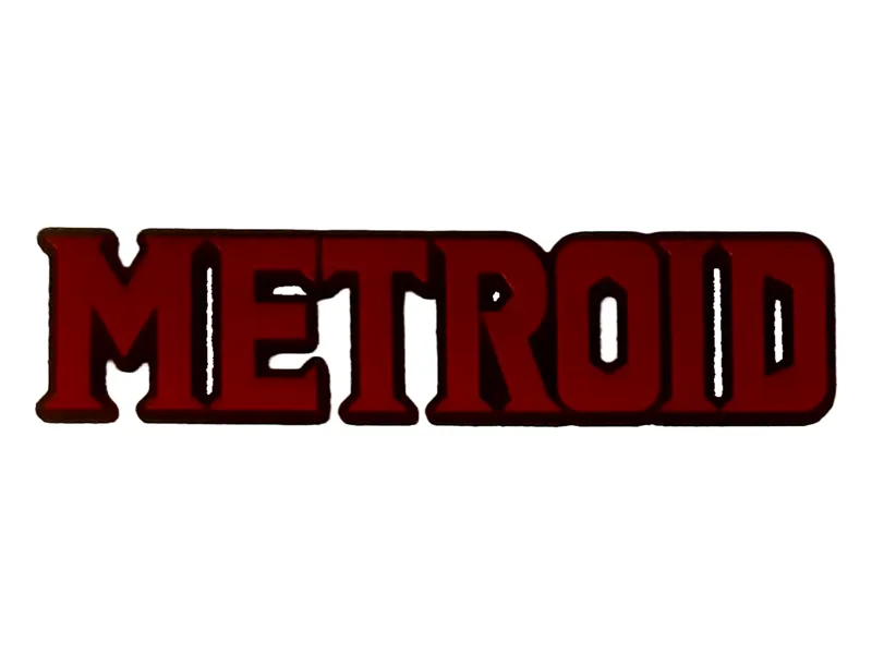 Metroid Logo Nintendo Samus Aran Gaming Video Game
