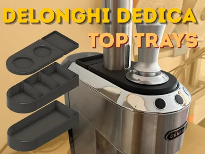 DeLonghi Dedica Top Trays - Tamper & Grinder