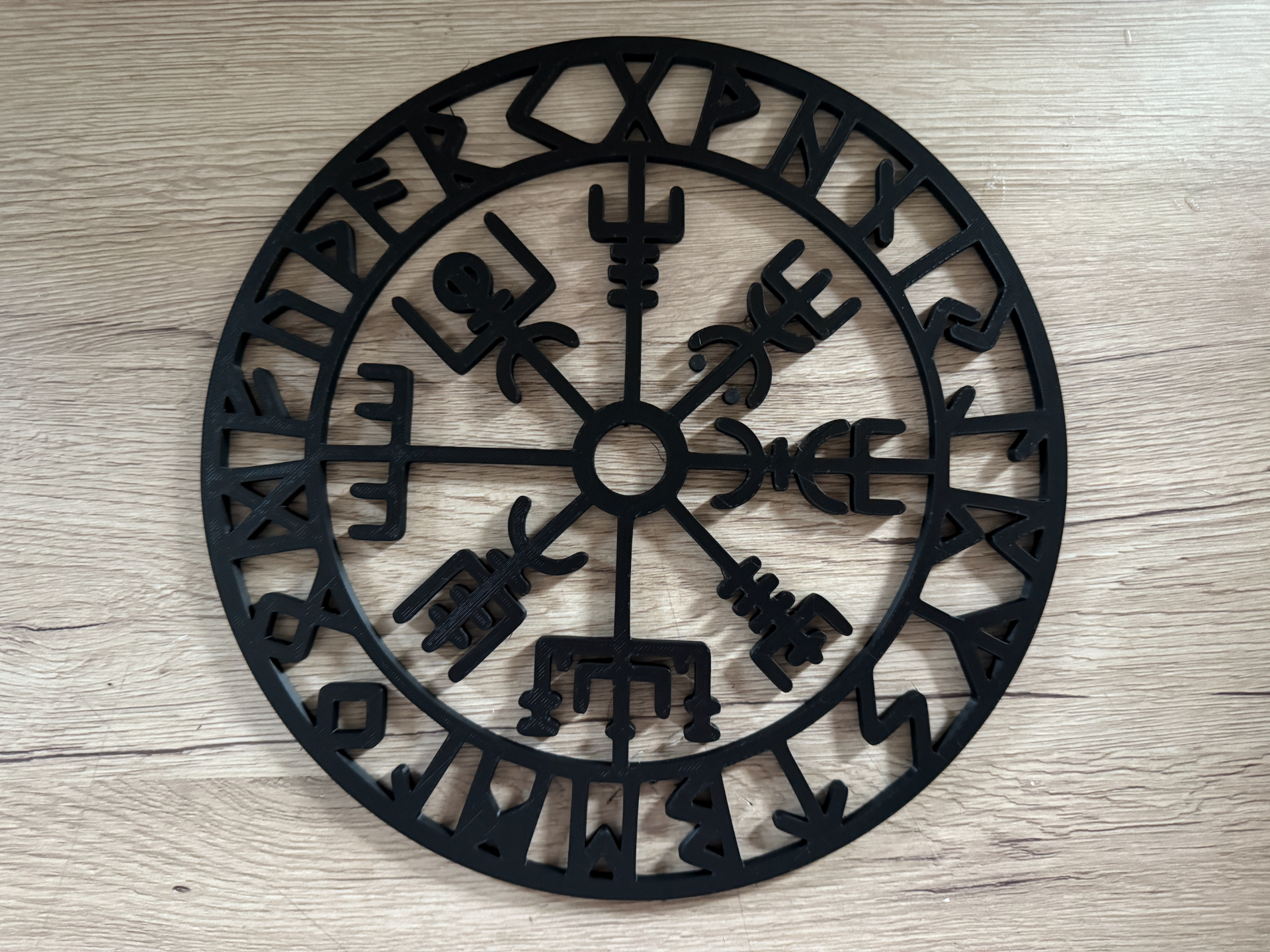 Wikinger Kompass - Wandbild