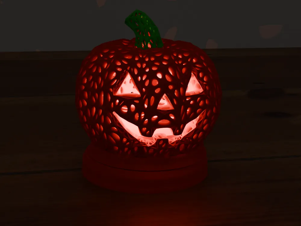 Halloween Pumpkin Lamp - Jack-O-Lantern - Lamp - Free 3D Print Model ...