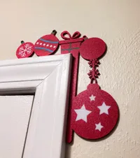 Coin de porte décoration de Noël — photo 1