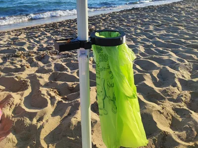 beach umbrella organizer