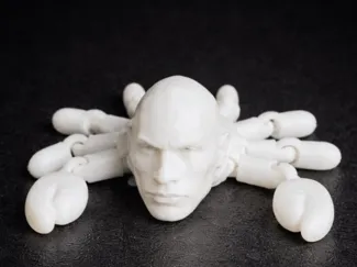 The Rock Flexi Articulated Crab Fidget