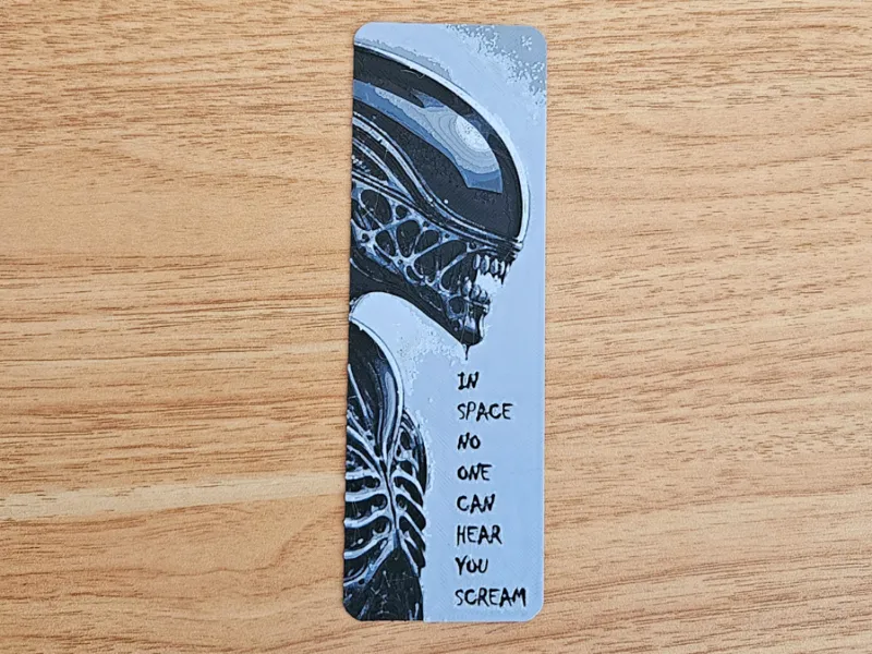 Alien Movie Inspired Bookmark