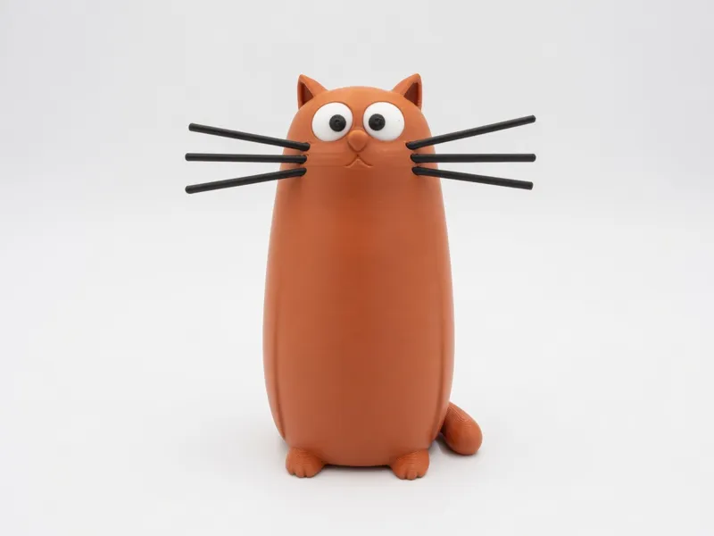 Chonky Cute Cat Figurine | Desk Buddy - No AMS