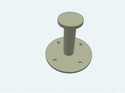 spool holder for wall