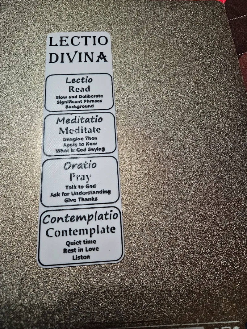 Lectio Divina Bookmark