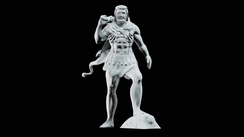 Hercules statue