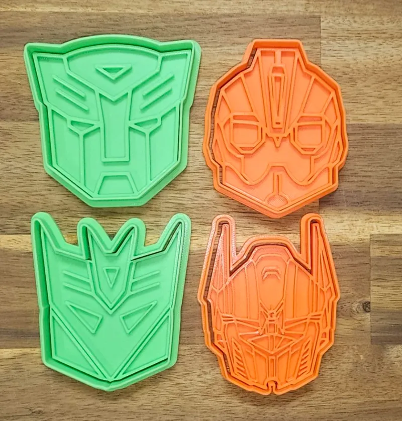transformers cookie cutter and stamp
