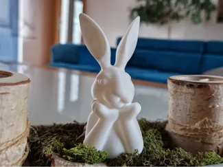 Hase zur Dekoration