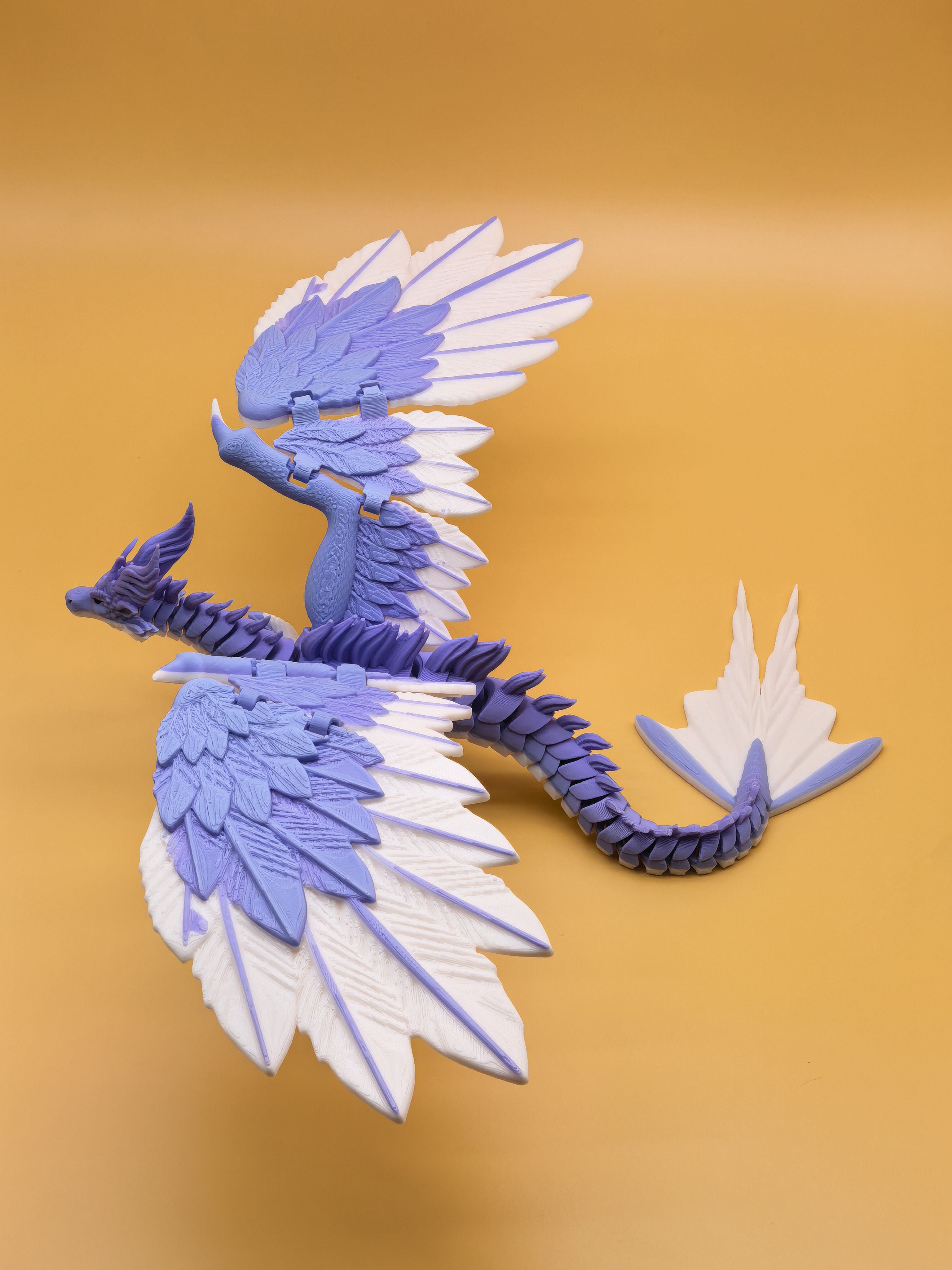 Miniatura 2 do modelo 3D 羽翼飞龙，无需支撑