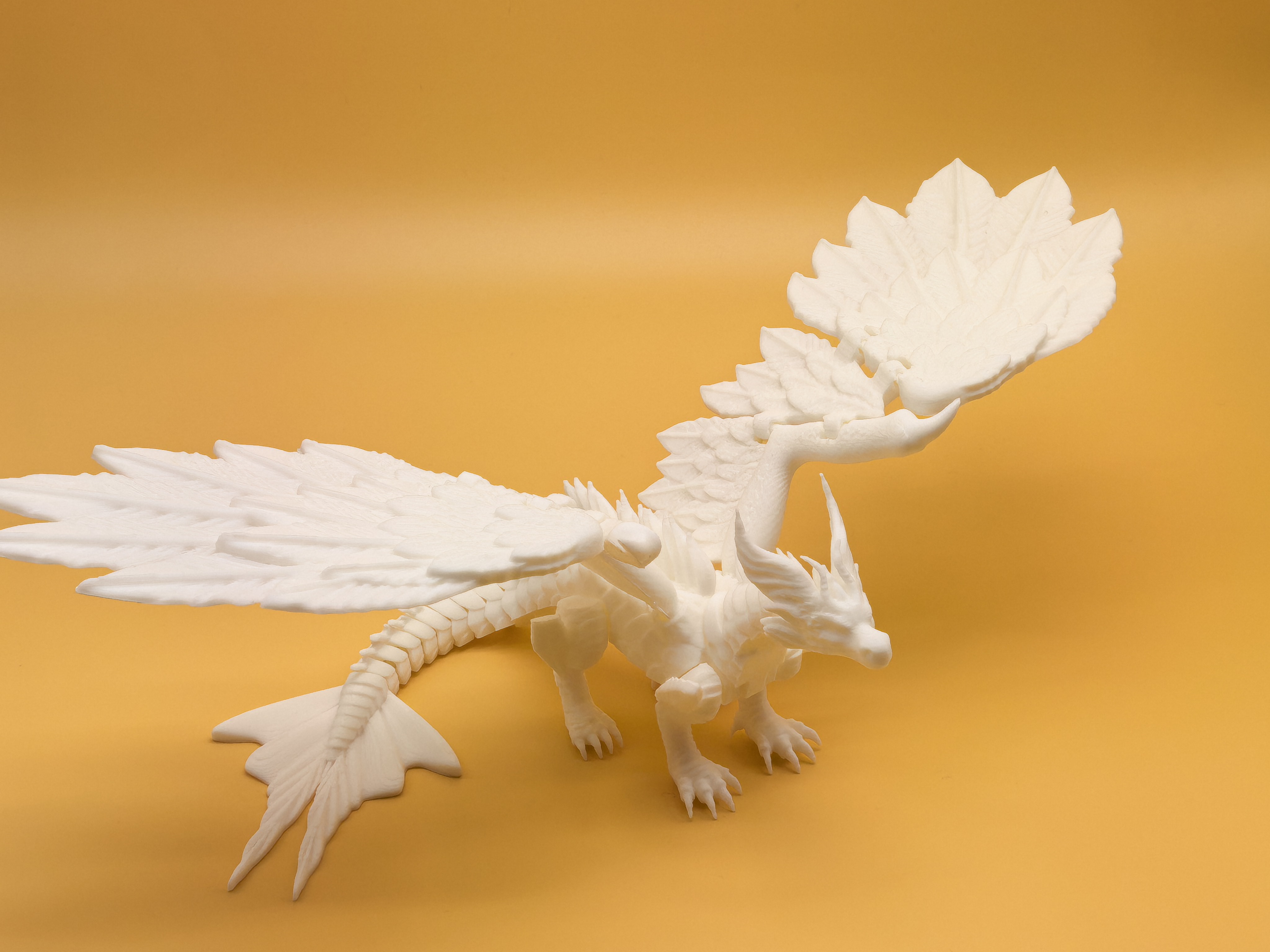 Miniatura 4 do modelo 3D 羽翼飞龙，无需支撑
