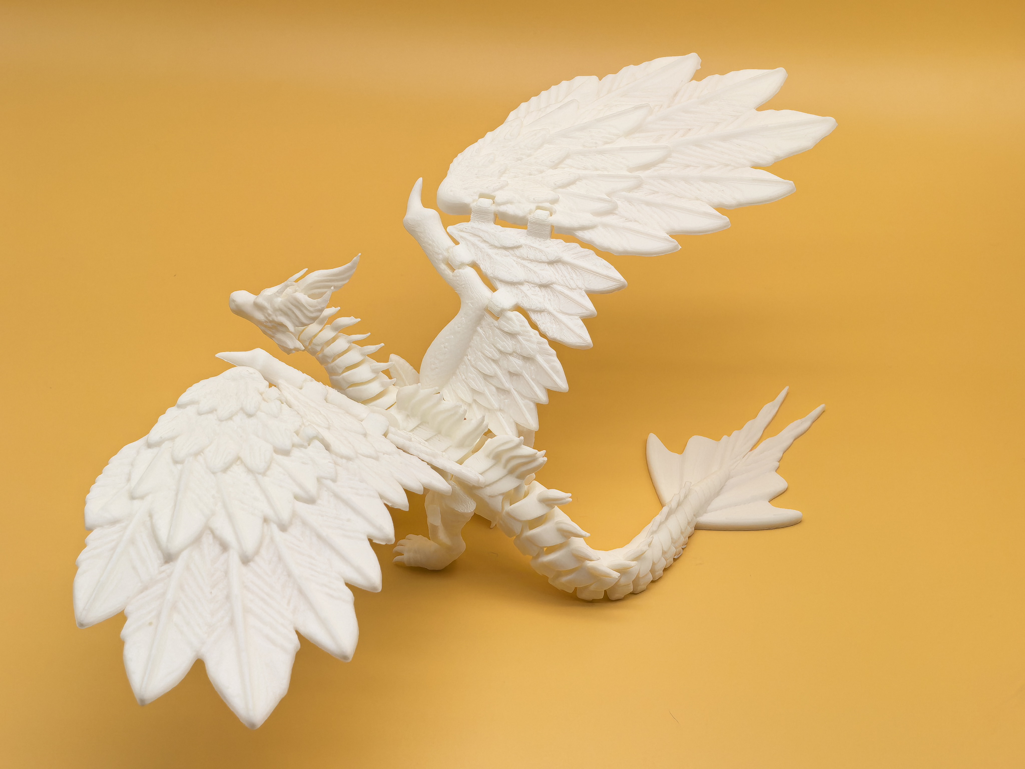 Miniatura 3 do modelo 3D 羽翼飞龙，无需支撑