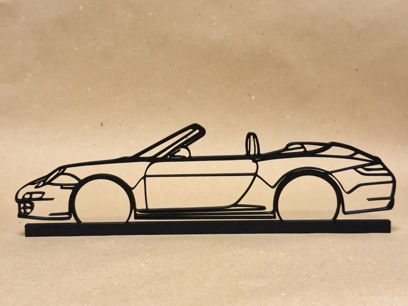 Silhouette Porsche 997 Cabrio