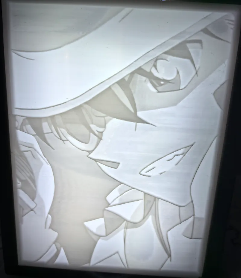 怪盗基德透光浮雕