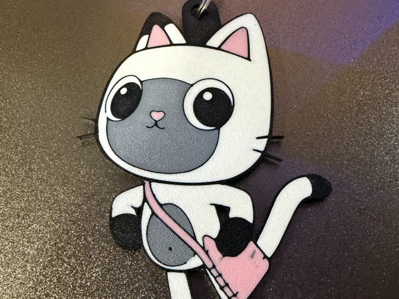 Pandy Paws Keychain