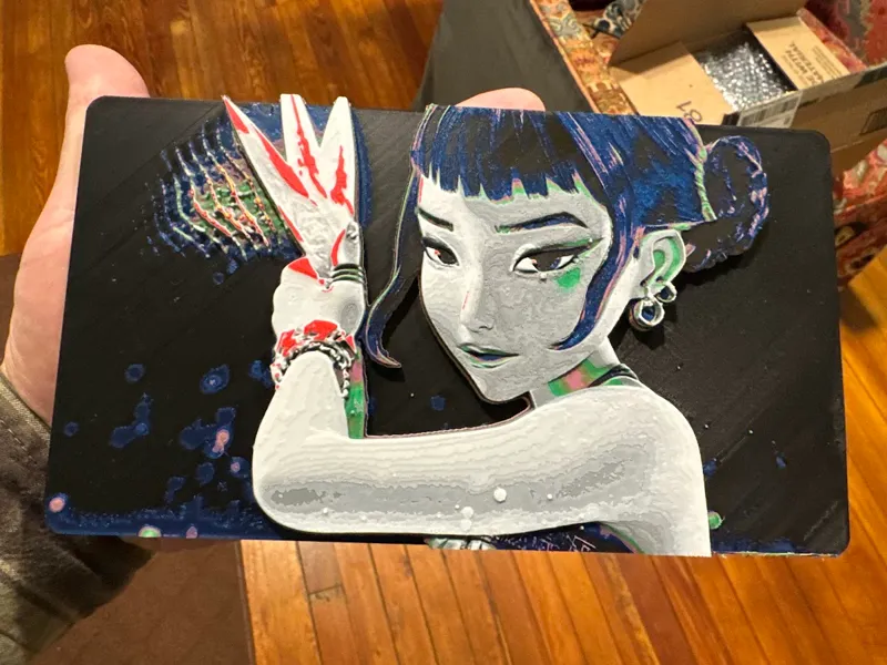 Zoey Kpop Demon Hunters Chromacanvas