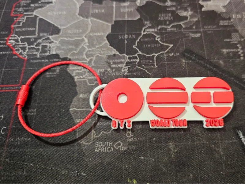 BTS world tour Keychain