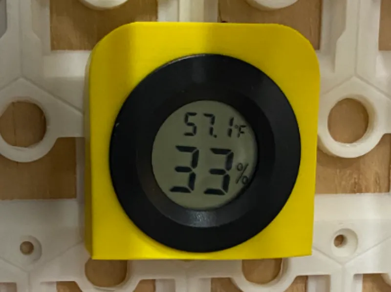 Round Temperature and Humidity Gauge Mount - GOEWS