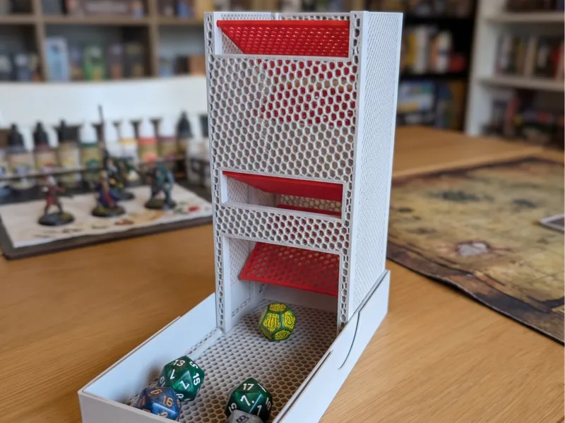 Tiny Tower - Collapsing Pocket Dice Tower