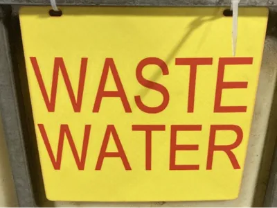 Waste Water Sign