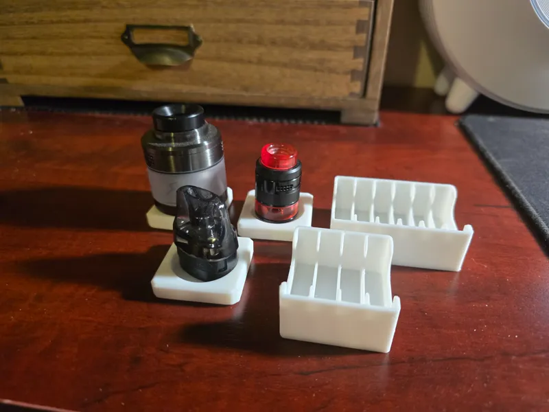 Vape Tank Atomizer Coasters with Case