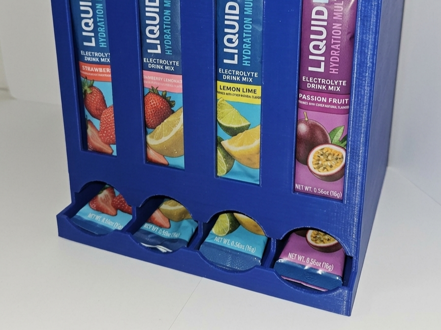 Large 4 Slot Drink Pack Gravity Dispenser