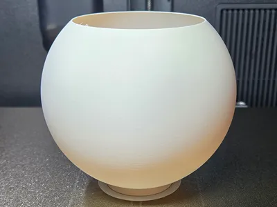 Moon Jar Lampshade for E26 Bulbs