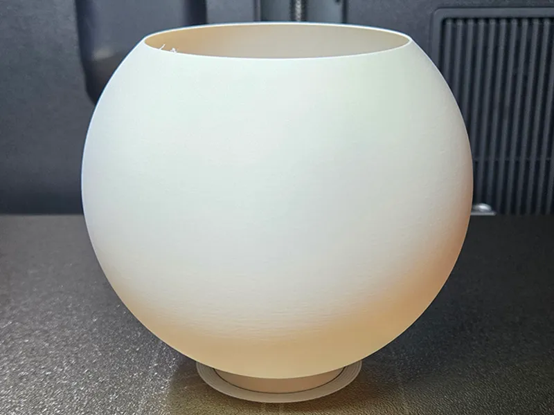 Moon Jar Lampshade for E26 Bulbs