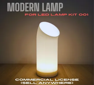 Modern lamp for LED Lamp Kit 001