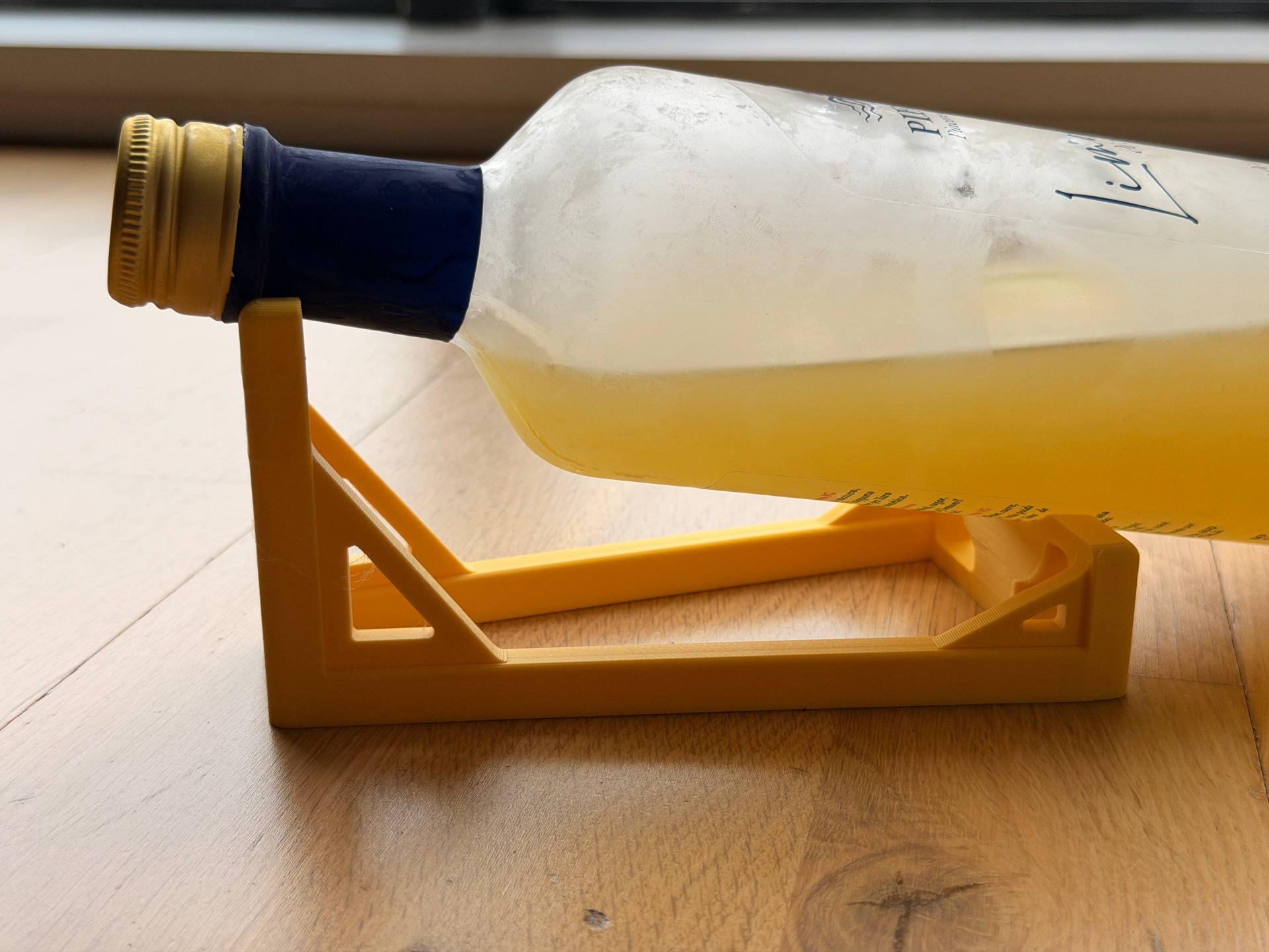 Minimal Angled Bottle Stand | Cork Keeper