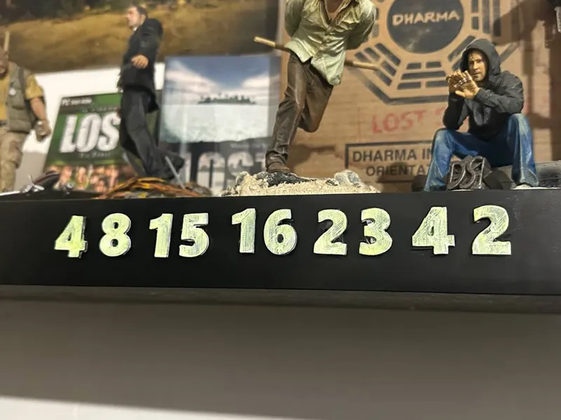 LOST  NUMBER 4 8 15 16 23 42 