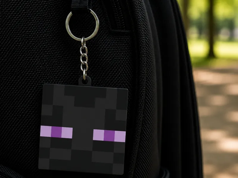 Keychain-Minecraft Enderman