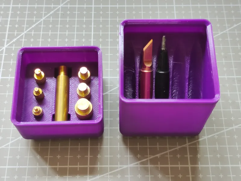 Gridfinity soldering iron tip holder