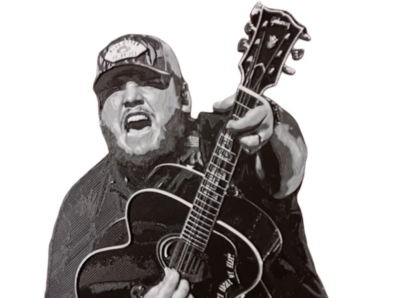 Luke Combs Hueforge