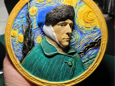 Van Gogh Starry Night-Sensory 3D Wall Art & Decor